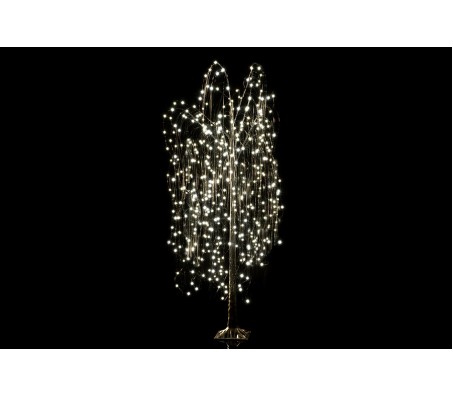 Albero luminoso Natural 180 cm 360 led bianco caldo